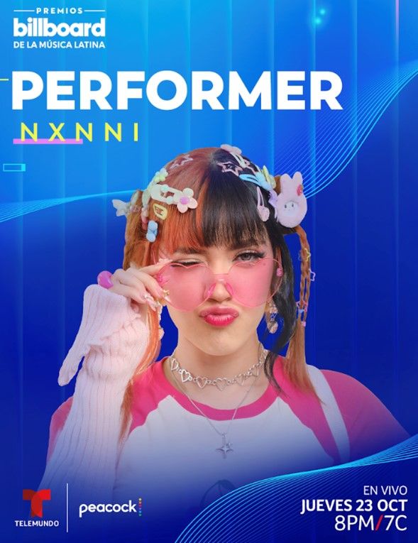 LOS PREMIOS BILLBOARD DE MÚSICA LATINA SE PONDRÁN KAWAII CON LA PRESENTACIÓN DE NXNNI