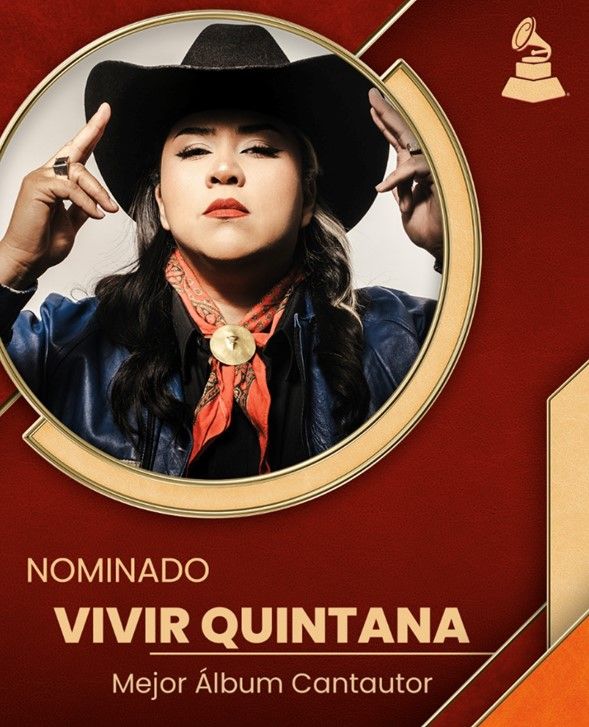 VIVIR QUINTANA RECIBE NOMINACIÓN AL GRAMMY POR SU DISCO 'COSAS QUE SORPRENDEN A LA AUDIENCIA'